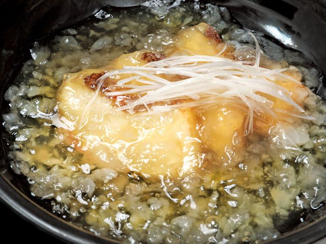 旬魚と大根のみぞれがけ